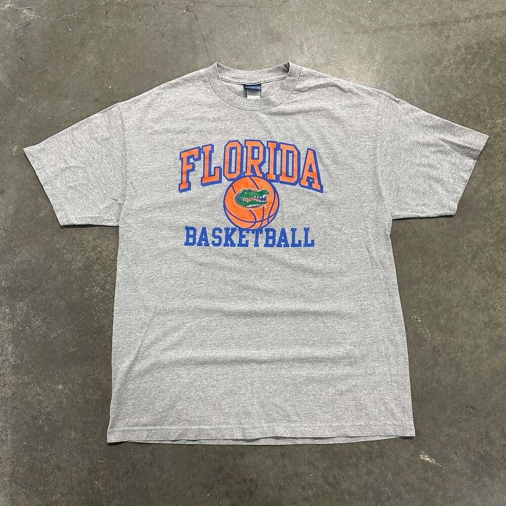 Vintage Florida Gators Basketball T Shirt Champs NCAA College Graphic XL 90s